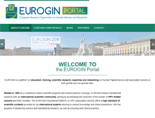 Tablet Screenshot of eurogin.com